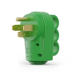 Rvguard 50A Nema 1450P Replacement Plug With Disconnect Handle Green. Fixed Price $23.72.