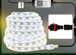 Tendist 25FT Outdoor Led Strip Lights Waterproof IP67, Dimmable 3000K-6500K. Fixed Price $20.00.