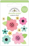 Doodlebug Doodle-pops 3D Stickers-flower Garden. Fixed Price $8.51.