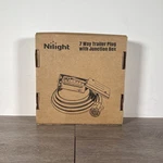Nilight 7 Way Trailer Plug With Junction Box Connector Cable Wiring Harness Kit. Fixed Price $38.24.