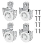 Sliding Closet Door Hardware Set, 4 Pack Wardrobe Rolle.... Fixed Price $15.64.