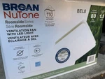 Broan-nutone BEL8 Bathroom Exhaust Fan W/led Light, 80 Cfm, Energy Star. Fixed Price $79.99.