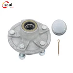 Pre-assembled On 4.5" For 2000 Lbs. 1" Spindle Galvanized Trailer Hub Kit. Fixed Price $32.96.