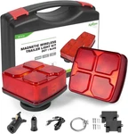 2PCS Wireless Trailer Kit For Towing, Rechargeable Led Lights With. Fixed Price $261.96.