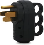 Veepeak Amp Rv Plug Male Replacement Nema Heavy Duty 14-50P, Black. Fixed Price $33.93.
