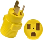Rvhouse Electrical Adapter Nema 10-50P To 50AMP 6-50R, Yellow. Fixed Price $29.67.