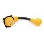Camco Power Grip 12" Dogbone With 90M/90F Locking Adapter 15AM 30AF #55636. Fixed Price $34.40.