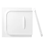 Janhemei 12" Rv Screen Door Slider Panel With Latch, Premium White. Fixed Price $19.01.