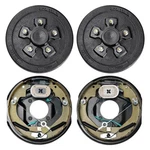 Vevor Electric Trailer Brake 10" X 2-1/4" & On 4.5" Hub Drum Kit For 3500 Lbs. Fixed Price $160.99.