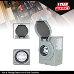 30 Amp Generator Power Inlet Box Weatherproof For 4 Prong Cord Outdoor. Fixed Price $31.55.