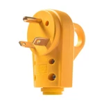 30AMP 125V Rv Heavy Duty Replacement Male Plug With Ergonomic Grip Handle Yellow. Fixed Price $16.58.