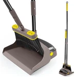Jehonn With Dustpan Combo Set Lightweight 54'' Long Handle Swivel Broom.... Fixed Price $32.69.