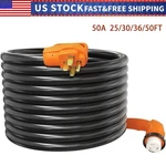 Rv Extension Cord Power Cable 25/50 Ft Amp 90-DEGREE Twist Locking. Fixed Price $159.99.