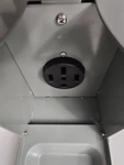 Amp Rv Power Outlet Box, 125/250 Volt Nema 14-50R Receptacle, Lockable Plug,. Fixed Price $40.00.
