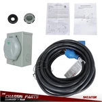 30AMP 50 Ft 4-PRONG Extension Generator Cord & Inlet Box Nema L14-30P. Fixed Price $115.85.