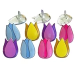 Eyelet Outlet Shape Brads 12/PKG-TULIP. Fixed Price $19.82.