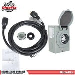 Amp 15FT Rv Generator Cord + Power Inlet Box Waterproof Combo Kit Nema L14-30. Fixed Price $50.20.