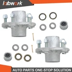 Labwork Sets On 4.5' Galvanized Trailer Hub Kit For 2000 Lbs. 1' Spindle. Fixed Price $59.95.