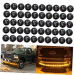 Keing 50X 3/4" Inch Trailer Lights Led Side Marker Smoked Lens Amber. Fixed Price $37.18.