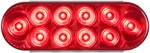 Optronics (STL72RB) 6 Inch Oval Red Sealed Stop/turn/tail Light - 10 Diode. Fixed Price $16.80.