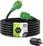 Amp 50FT Generator Cord, Prong Nema L14-30, 125/250V, 7500W, Etl Listed. Fixed Price $154.99.