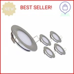 Acegoo Rv Recessed Ceiling Light 2-3/4 Full Aluminum 12V Dimmable Led Puck. Fixed Price $38.26.