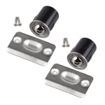Homotek 2 Drive Ball Catch With Strike Plate For Pack, Satin Nickle. Fixed Price $17.99.