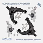 Autoacer -6P Front Lower Control Arms, Ball Joints & Camber Bolt Kit For 4RUNNER. Fixed Price $199.00.