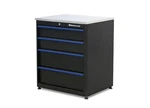 Montezuma BKMG30244BC 4-DRAWER Base Cabinet With Stainless Steel Worktop. Fixed Price $749.38.