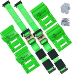 Etrack Atv Utv Wheel Chock Trailer Tire Kit Tie Down Straps Towing System. Fixed Price $56.06.