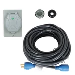 30A Generator Cord 75FT And Power Inlet Box Combo Kit For Outdoor Use Waterproof. Fixed Price $121.36.