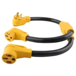 Nema 14-50P To 2X 14-50R Adapter Power Cord Amp Y Splitter,rv Ev 3 Ft. Fixed Price $62.89.