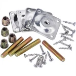 4PCS Mounting Plates With Screws For Sofa Couches Tables Furniture Legs B.... Fixed Price $16.56.
