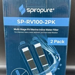 2-PACK Inline Marine Water Filters Spiropure SP-RV100 Multi-stage Micron. Fixed Price $39.99.