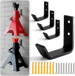 Packs Jack Stands Wall Mount Organizer, Heavy Duty Stainless 4TON, Black. Fixed Price $14.16.