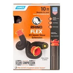 Camco Rhinoflex 10' Rv Sewer Hose Extension 23MIL Polyolefin Black 39763. Fixed Price $26.67.