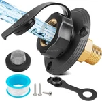 Rv City Water Inlet Kit With Check Valve 3/4" Nh Female To 1/2" Npt Brass. Fixed Price $14.99.