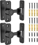 Sliding Barn Hardware, 90 Degree Locks For Doors, 2 Pack-black. Fixed Price $52.93.