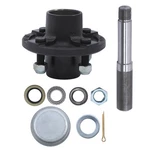 Round BT16 Spindle And On 4' Trailer Hub Kit, With Bearing. Fixed Price $44.58.