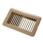 Jr Products 02-28955 Floor Mount Register 4"X8" Undampered Brown. Fixed Price $10.99.