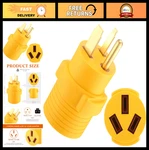Kanayu 50AMP Nema 6-50P 10-50R Welder Stove Adapter, 3 Prong Male. Fixed Price $45.99.
