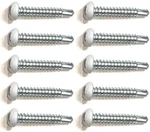 Cpg #8 X 1" White Self Tapping Pan Head Screws TEC-2, Rv Trailer Camper, 10 Pk. Fixed Price $7.51.