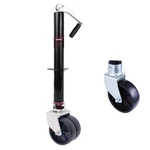 Trailer Tongue Jack Stands W/dual Wheel Heavy Duty Adjustable Swing-up Swivel. Fixed Price $49.46.