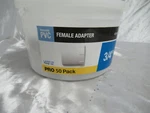 Lasco Pro 50PK 3/4" Female Adapter 435007BK 025528801342 (lot E). Fixed Price $9.99.