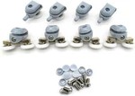 8 Pack 22MM Double Shower Rollers With Caps For Glass Doors And Curved S.... Fixed Price $16.89.