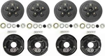 (2)TRAILER On 4.5" B.c. Hub Drum Kits With 10" X2-1/4 Electric Brakes 3500 Lbs. Fixed Price $465.94.