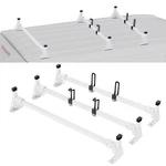 Vevor Trailer Ladder Rack, 54" 3 Crossbars Roof Heavy-duty Steel Va. Fixed Price $184.62.