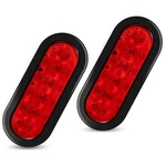 6" Oval Led Trailer Lights Kit, 2PCS Waterproof Stop/turn/brake Red. Fixed Price $23.99.