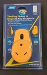 Brand New Camco Two-plug 15-AMP To Single 30-AMP Receptacle Package. Fixed Price $30.00.