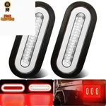 Wahmototin 2PCS 6" Inch Clear Lens Oval Red 52 Leds Trailer Boat Light. Fixed Price $54.99.